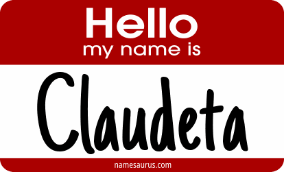 Hello my name is Claudeta png download