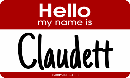 Hello my name is Claudett png download