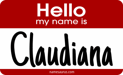 Hello my name is Claudiana png download