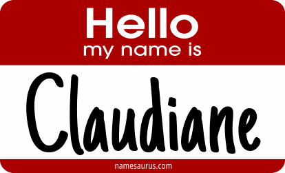 Hello my name is Claudiane png download