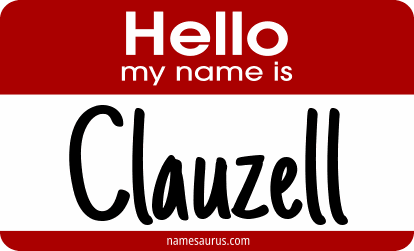 Hello my name is Clauzell png download