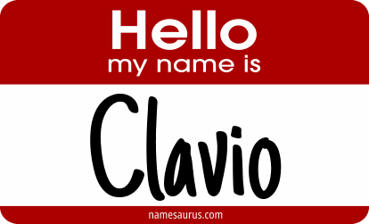 Hello my name is Clavio png download
