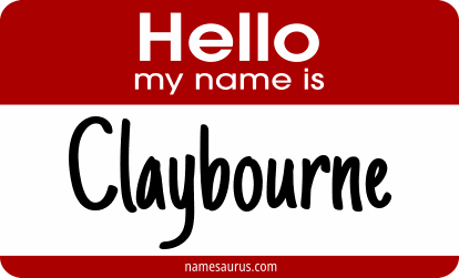 Hello my name is Claybourne png download