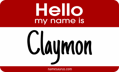 Hello my name is Claymon png download