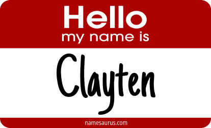 Hello my name is Clayten png download