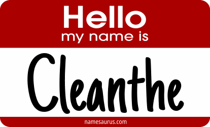 Hello my name is Cleanthe png download