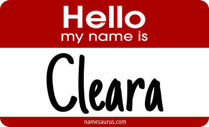 Hello my name is Cleara png download