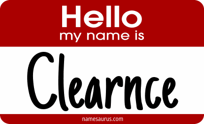 Hello my name is Clearnce png download