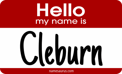 Hello my name is Cleburn png download
