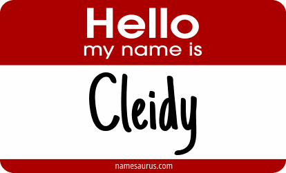 Hello my name is Cleidy png download