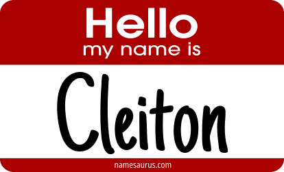 Hello my name is Cleiton png download