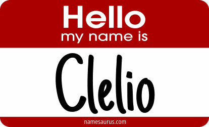 Hello my name is Clelio png download