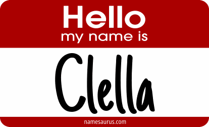 Hello my name is Clella png download