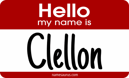 Hello my name is Clellon png download