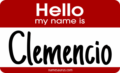Hello my name is Clemencio png download