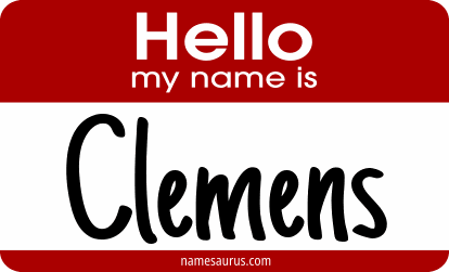 Hello my name is Clemens png download