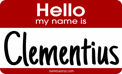 Hello my name is Clementius png download