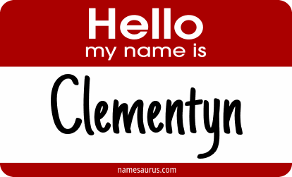 Hello my name is Clementyn png download
