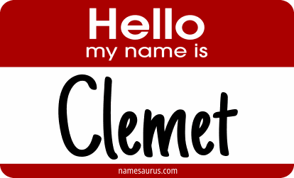 Hello my name is Clemet png download
