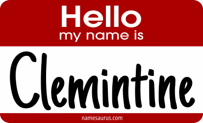 Hello my name is Clemintine png download