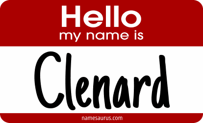 Hello my name is Clenard png download