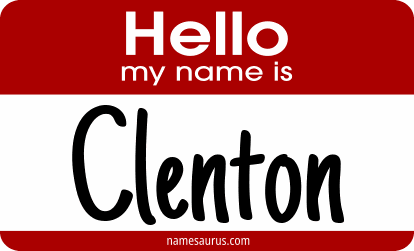 Hello my name is Clenton png download