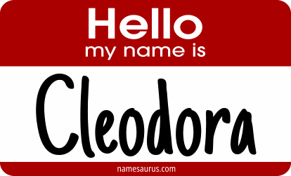Hello my name is Cleodora png download