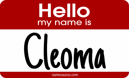 Hello my name is Cleoma png download