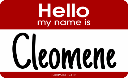 Hello my name is Cleomene png download