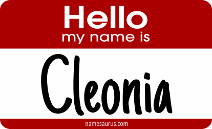 Hello my name is Cleonia png download