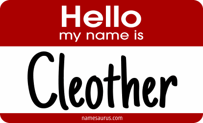 Hello my name is Cleother png download