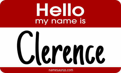 Hello my name is Clerence png download
