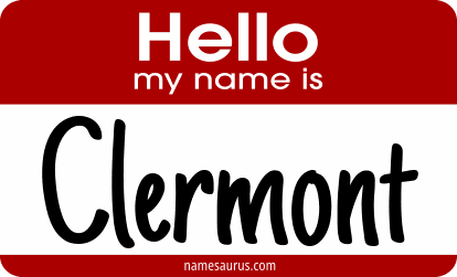 Hello my name is Clermont png download