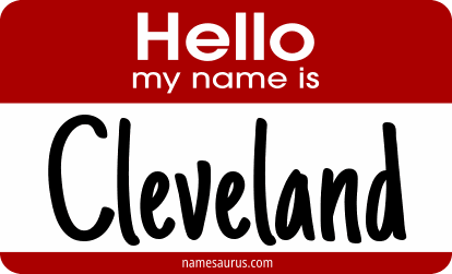 Hello my name is Cleveland png download