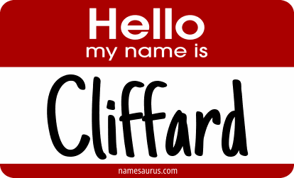 Hello my name is Cliffard png download
