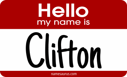 Hello my name is Clifton png download
