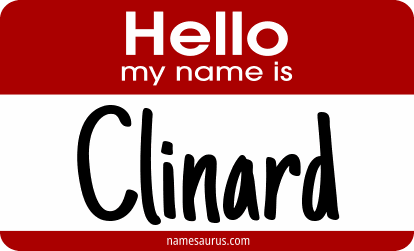 Hello my name is Clinard png download