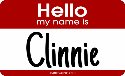 Hello my name is Clinnie png download