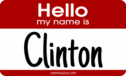 Hello my name is Clinton png download