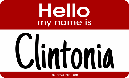 Hello my name is Clintonia png download