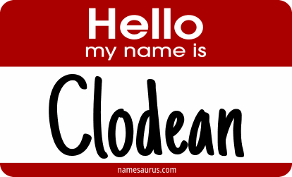 Hello my name is Clodean png download