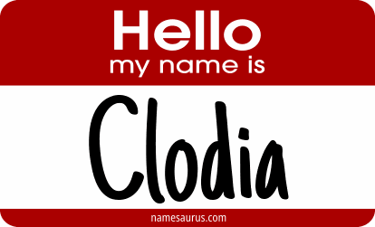 Hello my name is Clodia png download