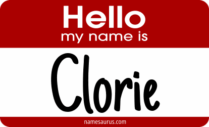 Hello my name is Clorie png download