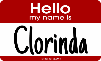 Hello my name is Clorinda png download