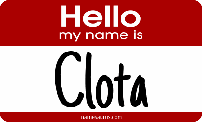Hello my name is Clota png download