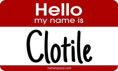 Hello my name is Clotile png download