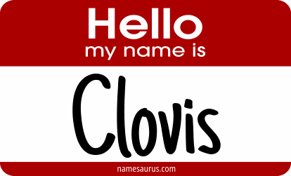 Hello my name is Clovis png download