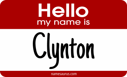 Hello my name is Clynton png download
