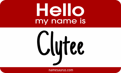 Hello my name is Clytee png download
