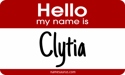 Hello my name is Clytia png download
